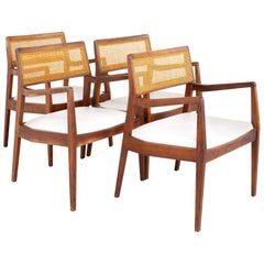 Jens Risom Mid Century Playboy Chairs, Set of 4