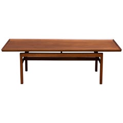 Jens Risom Mid Century Walnut Coffee Table