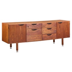 Jens Risom Mid Century Walnut Credenza