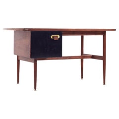 Vintage Jens Risom Mid Century Walnut Desk