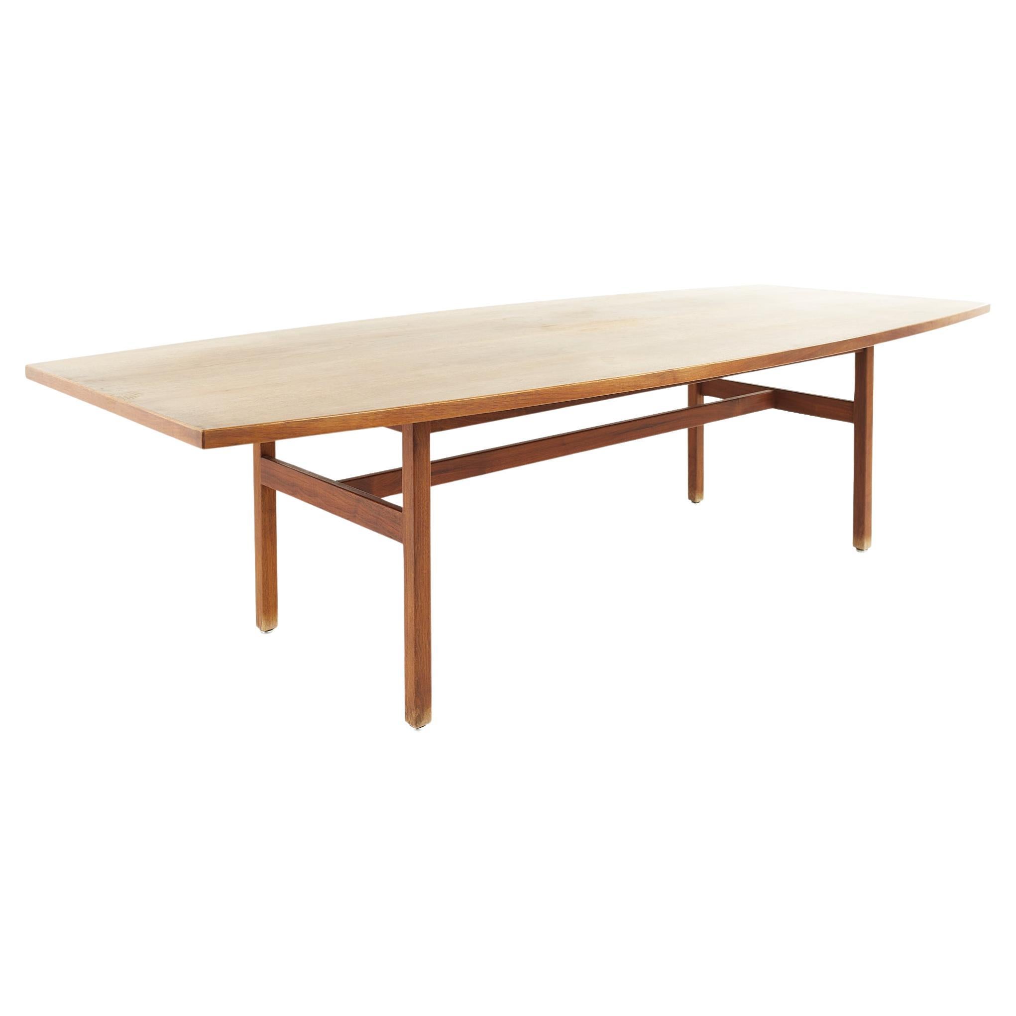 Jens Risom Mid-Century Walnut Dining Table