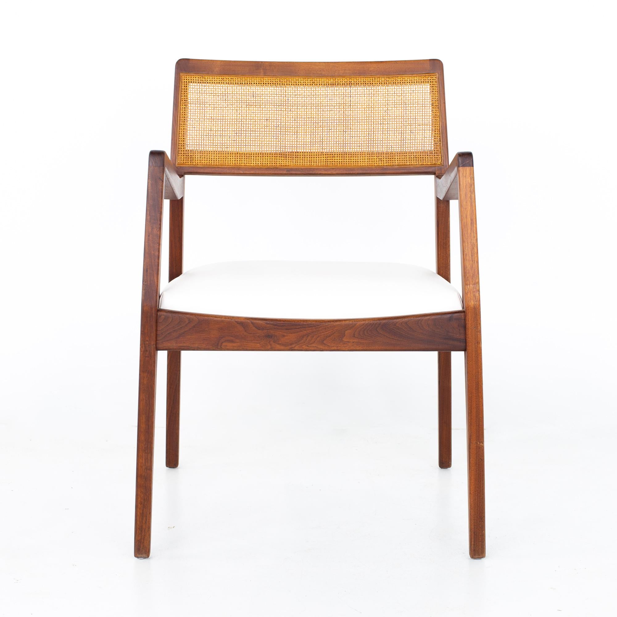 Mid-Century Modern Jens Risom Mid Century Walnut Playboy Chair
