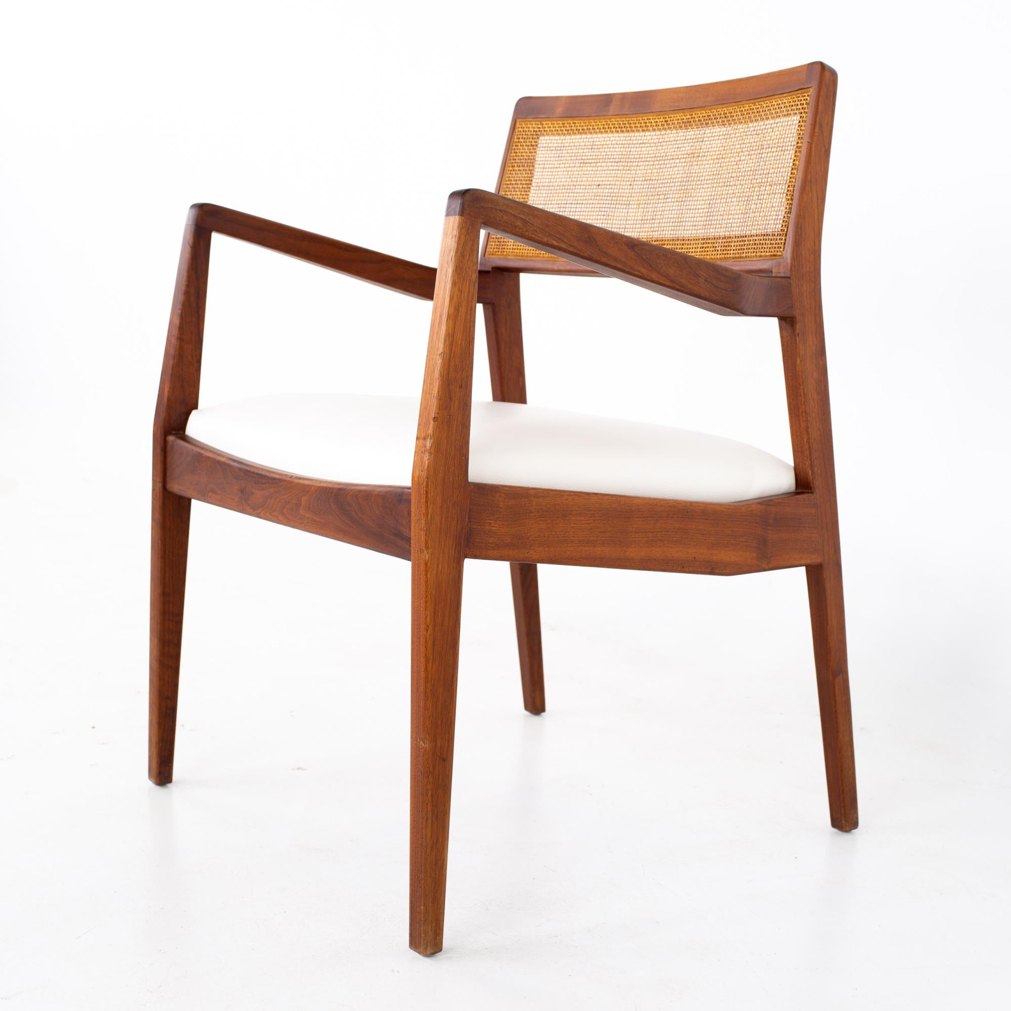 Upholstery Jens Risom Mid Century Walnut Playboy Chair