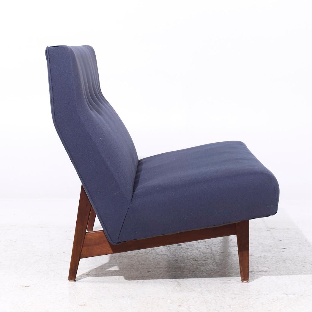 Tissu d'ameublement Settee Jens Risom du milieu du siècle dernier en vente