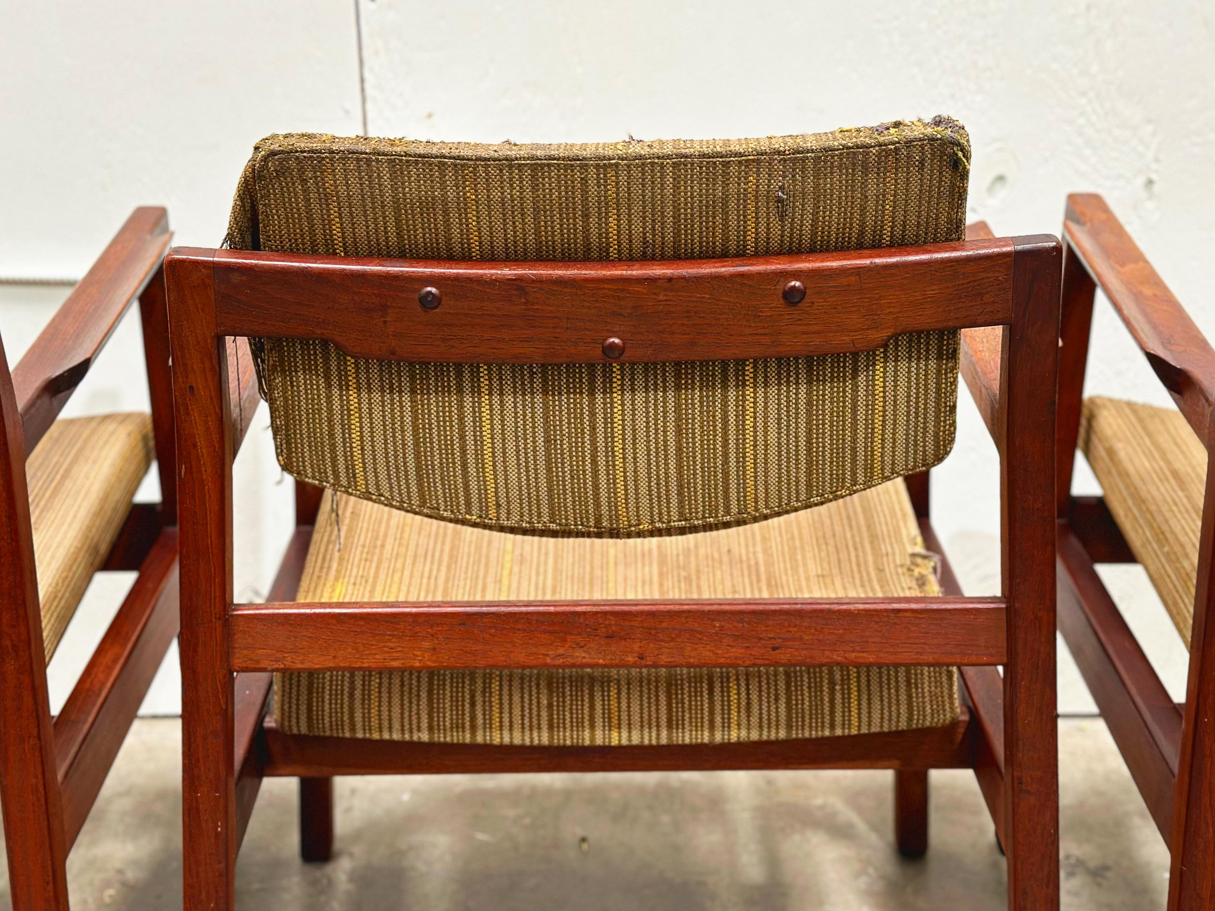 Jens Risom Moderne Sessel aus der Mitte des Jahrhunderts - 8er-Set - Modell C170 - Schwarzes Nussbaumholz im Angebot 1