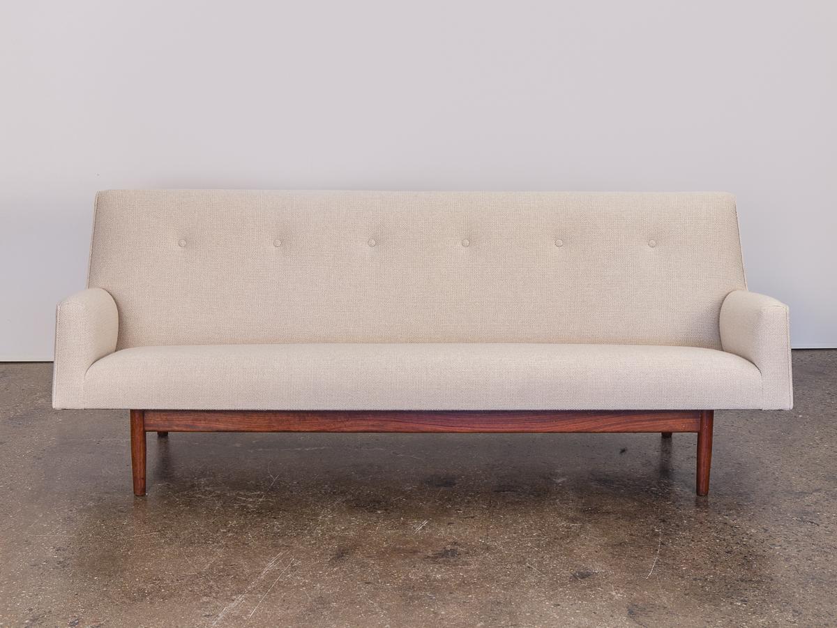 ivory tufted sofa