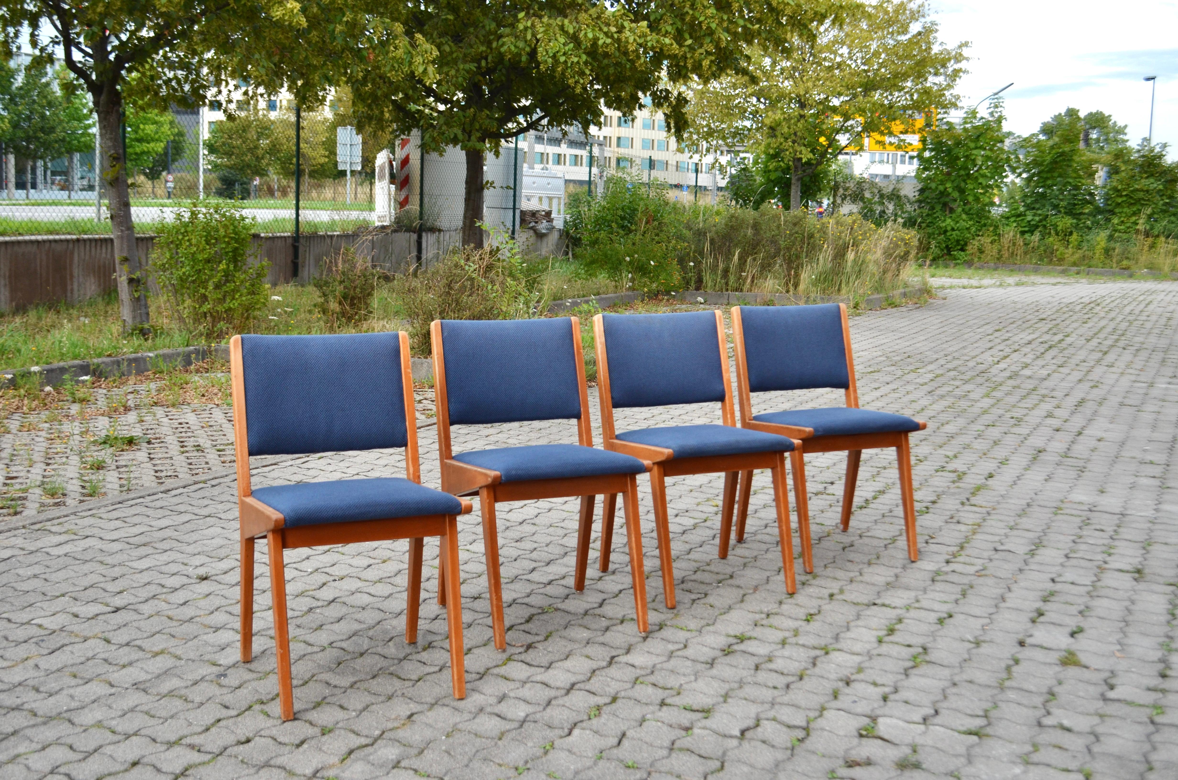 Lacquered Jens Risom Model 666 Dining Chair or for Knoll International Set of 4 For Sale