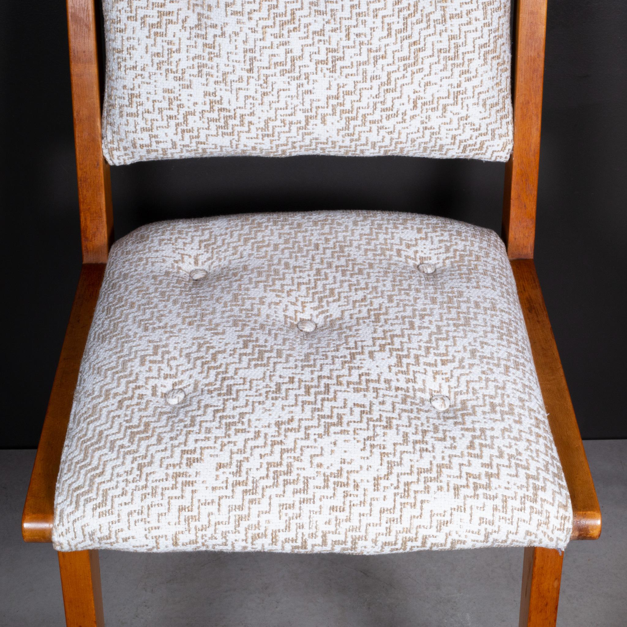 Jens Risom Model 666 for Knoll Reupholstered Side Chairs c.1941-Set of 6 10