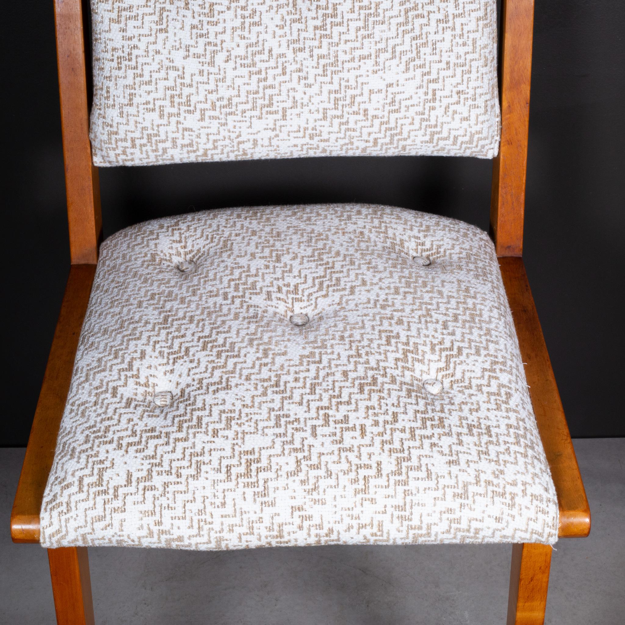 Jens Risom Model 666 for Knoll Reupholstered Side Chairs c.1941-Set of 6 11