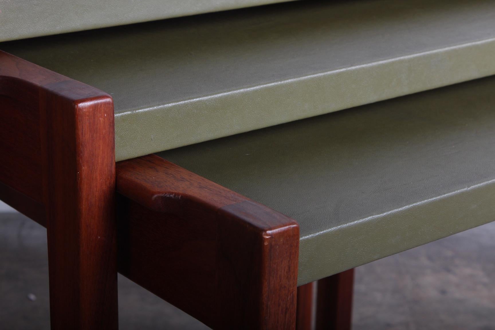 Walnut Jens Risom Nesting Tables