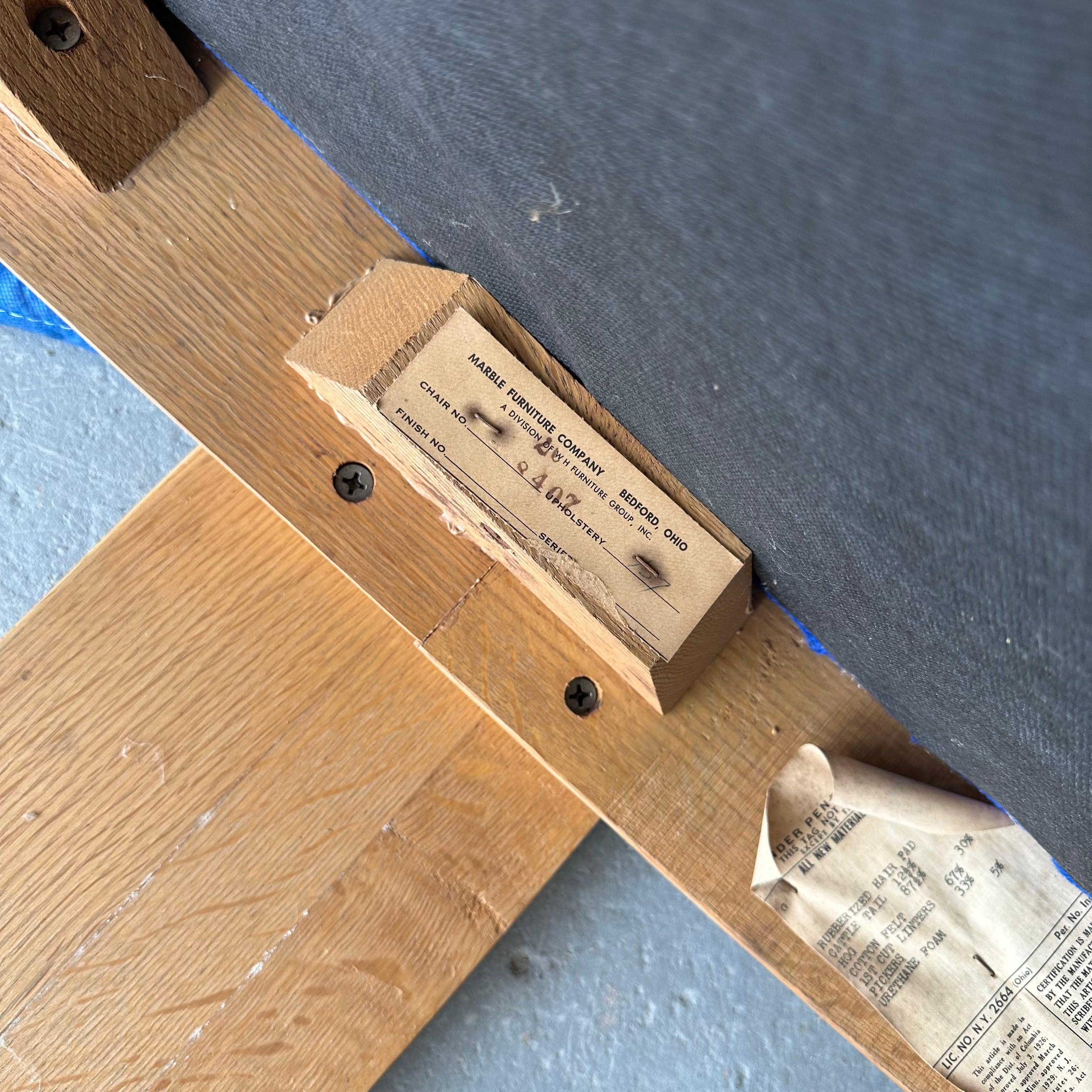 Mid-20th Century Jens Risom Oak Settee