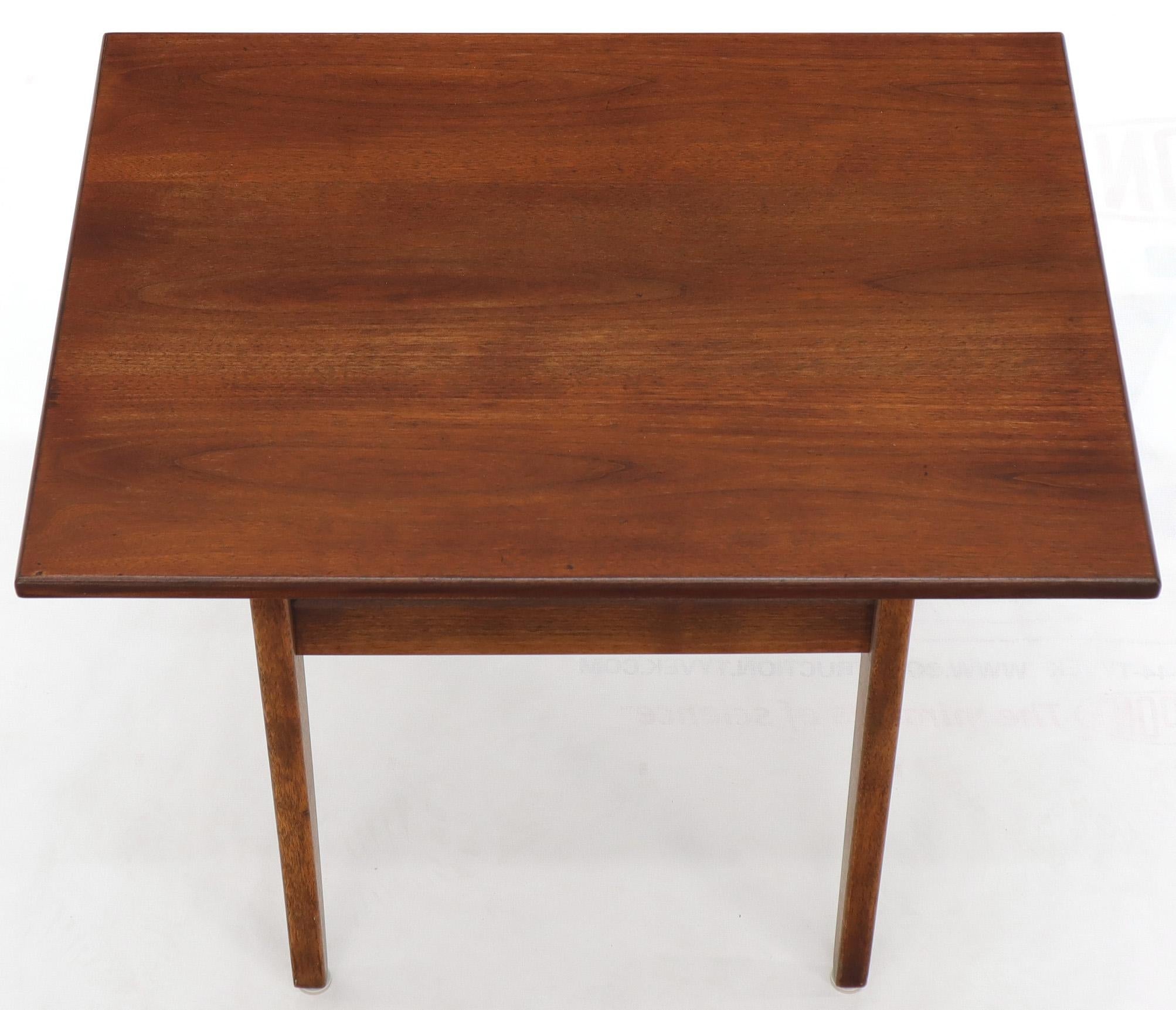 Jens Risom Occasional Lamp Coffee Side End Table Oiled Walnut 1