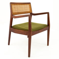 Jens Risom "Playboy" Mid Century Cane Back Chair