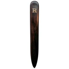 Jens Risom "R" Rosewood Letter Opener Marked Franz Hingelberg Denmark