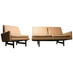 Jens Risom Sectional Sofa and Chair