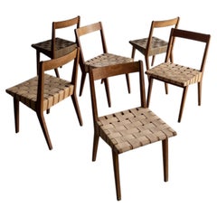 Conjunto de seis sillas «666» de Jens Risom, edición de Forma bajo licencia de Knoll, Brasil