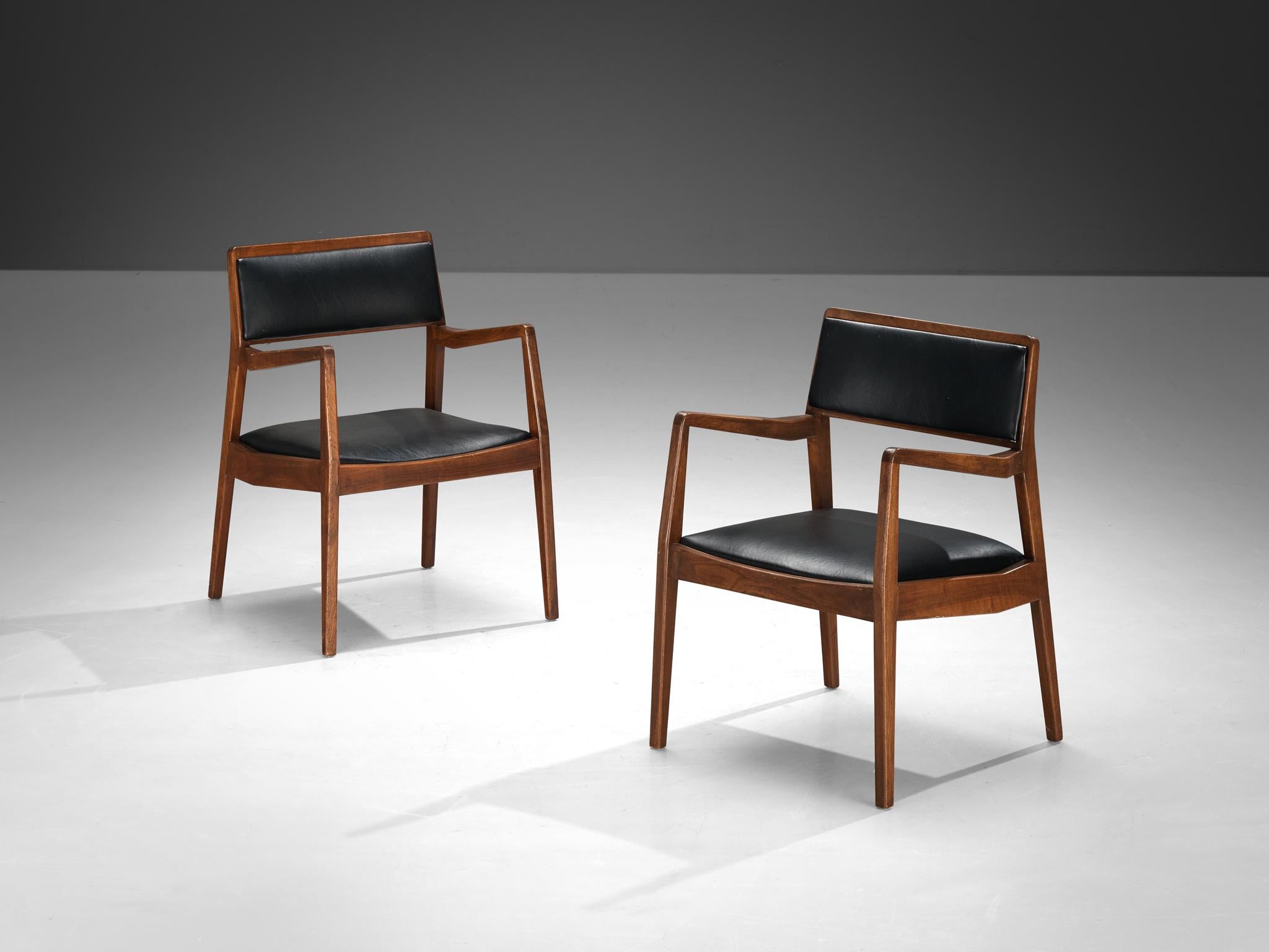 Mid-Century Modern Jens Risom Ensemble de dix fauteuils 
