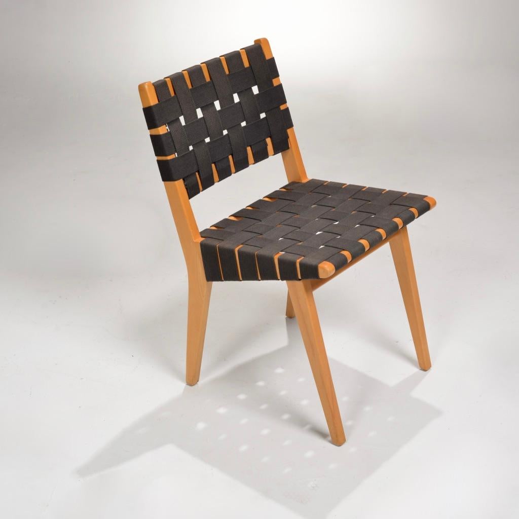 Scandinavian Modern 10 Jens Risom Side Chairs for Knoll For Sale