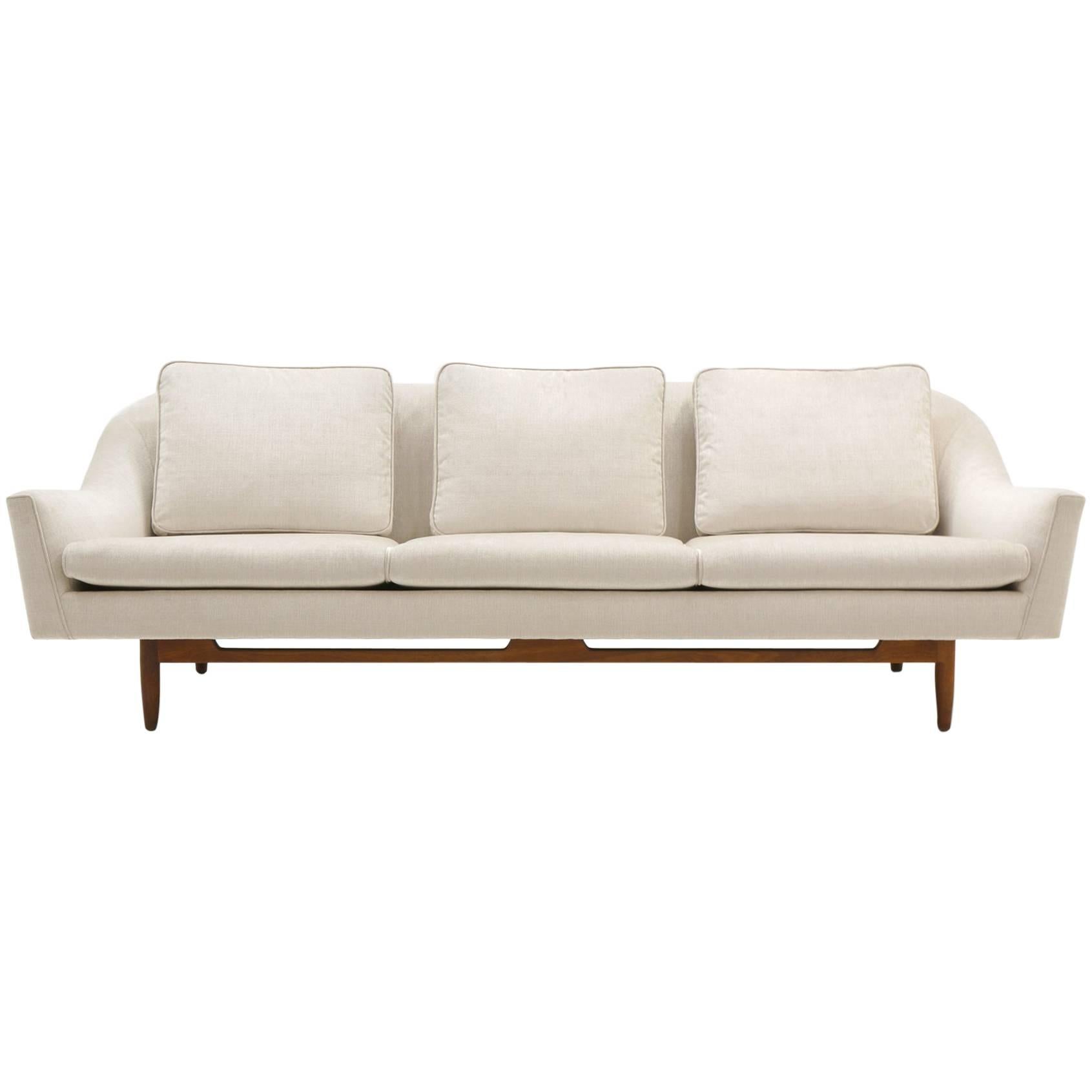 Jens Risom Sofa, Expertly Restored, Modern, Very Comfortable at 1stDibs