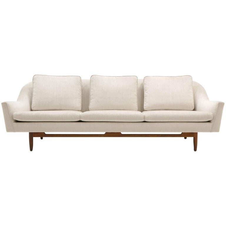 Jens Risom Sofa, Expertly Restored, Modern, Very Comfortable at 1stDibs