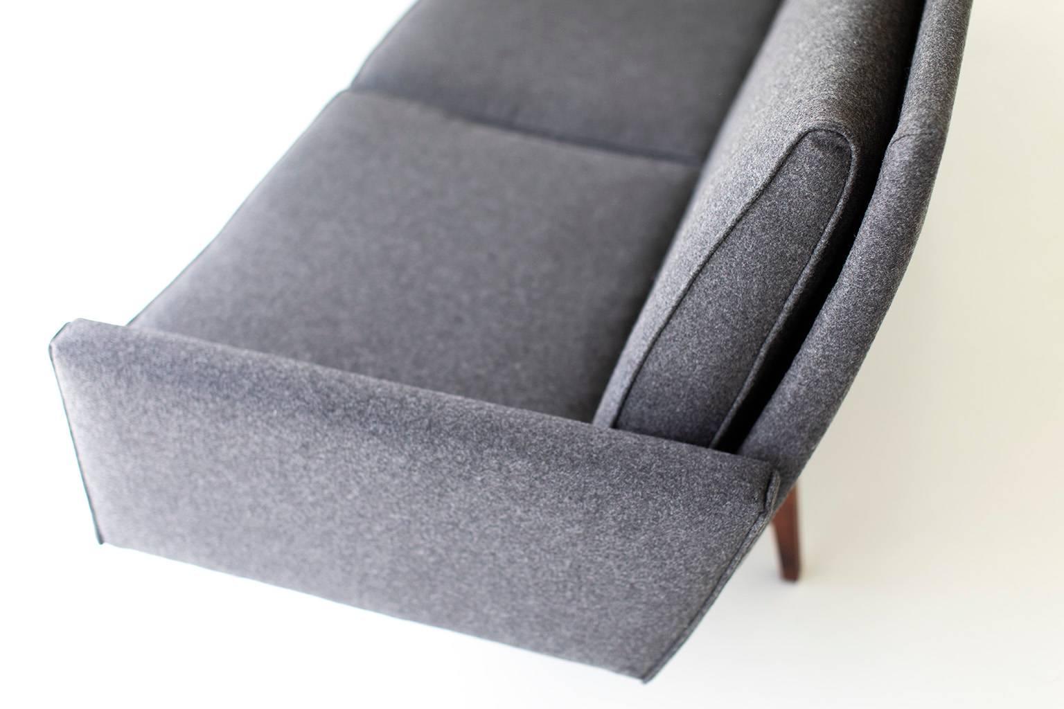 Wool Jens Risom Sofa for Risom Design Inc