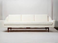 Jens Risom Sofa in Fresh Vanilla Boucle