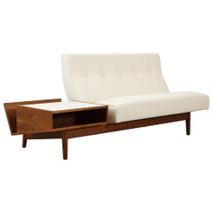 Jens Risom Sofa with Magazine Table