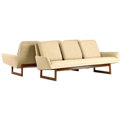 Jens Risom Sofas Matching Pair circa 1960s