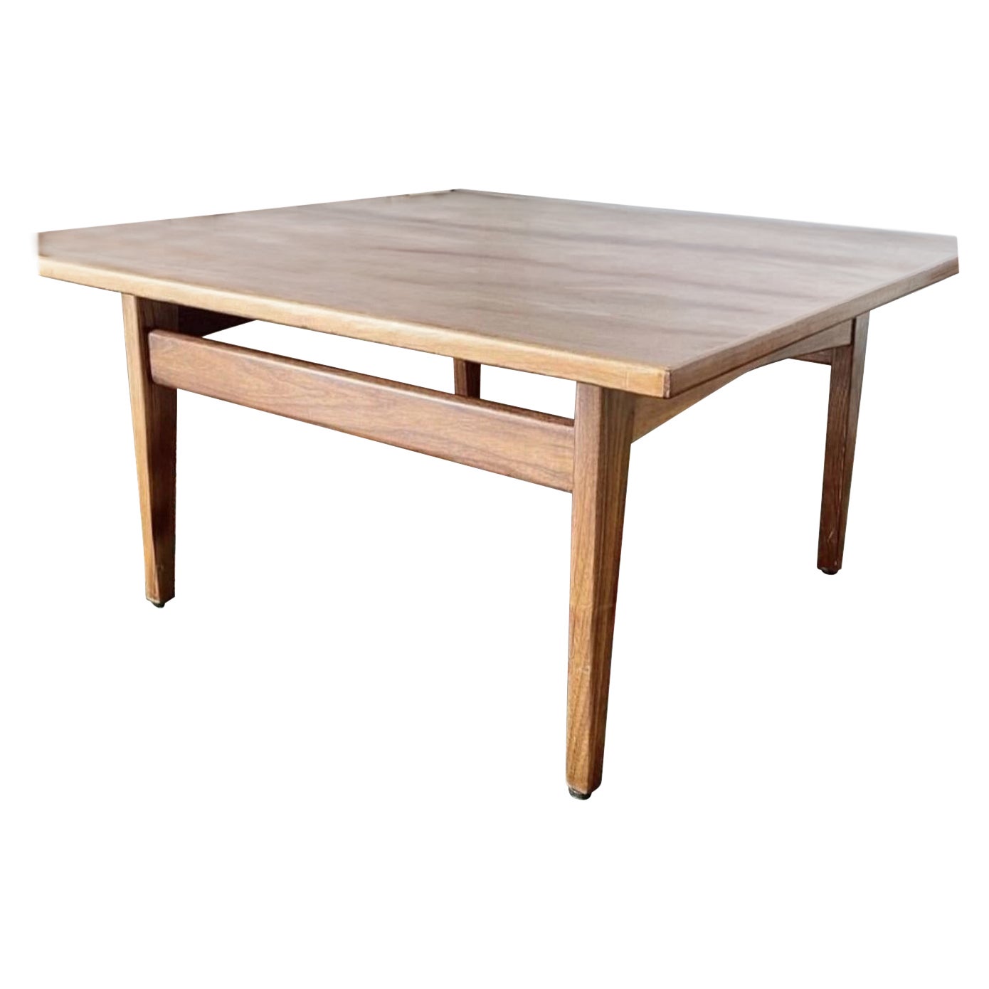 Jens Risom Square Walnut Coffee Table