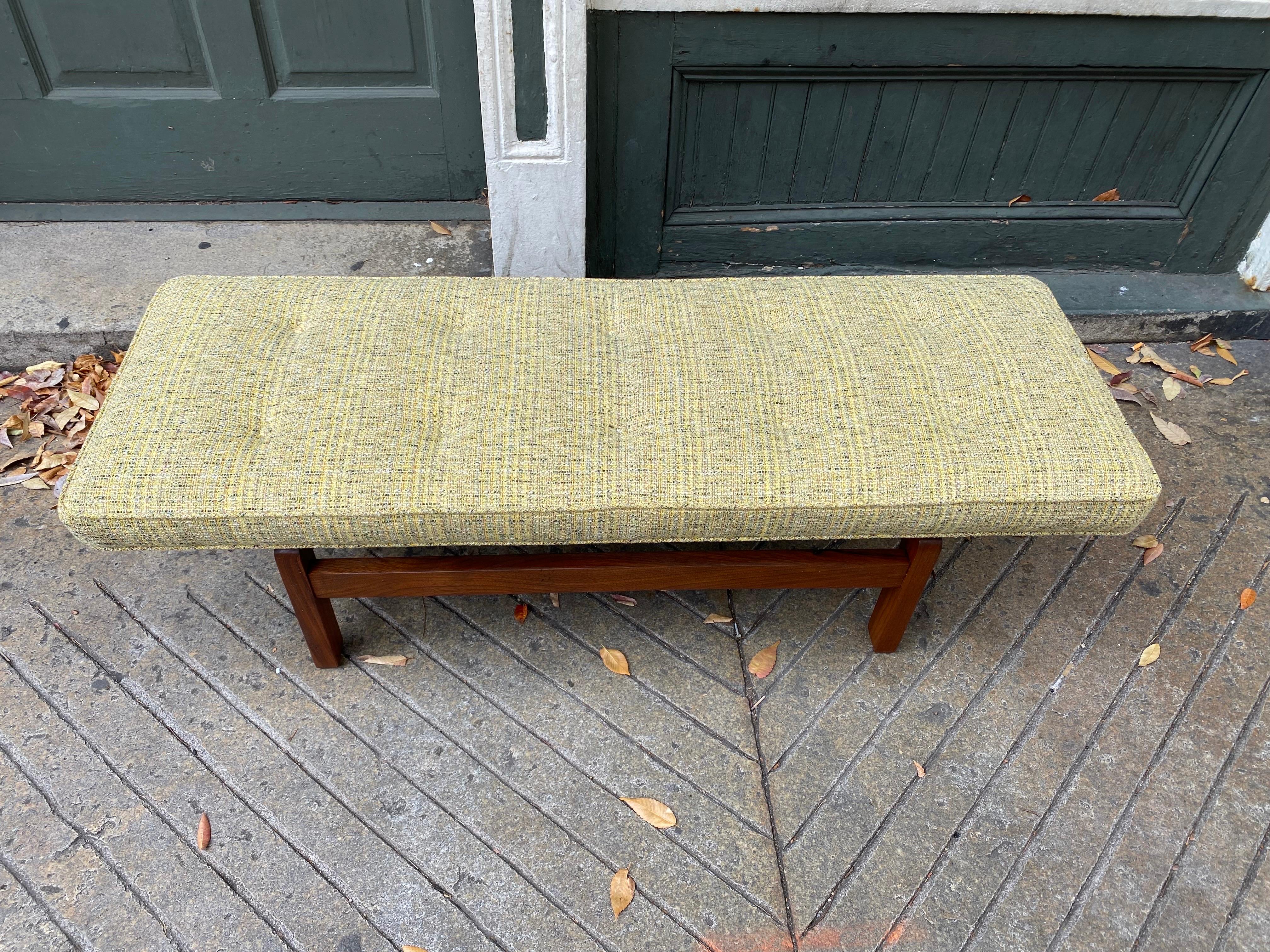 American Jens Risom Style Bench For Sale