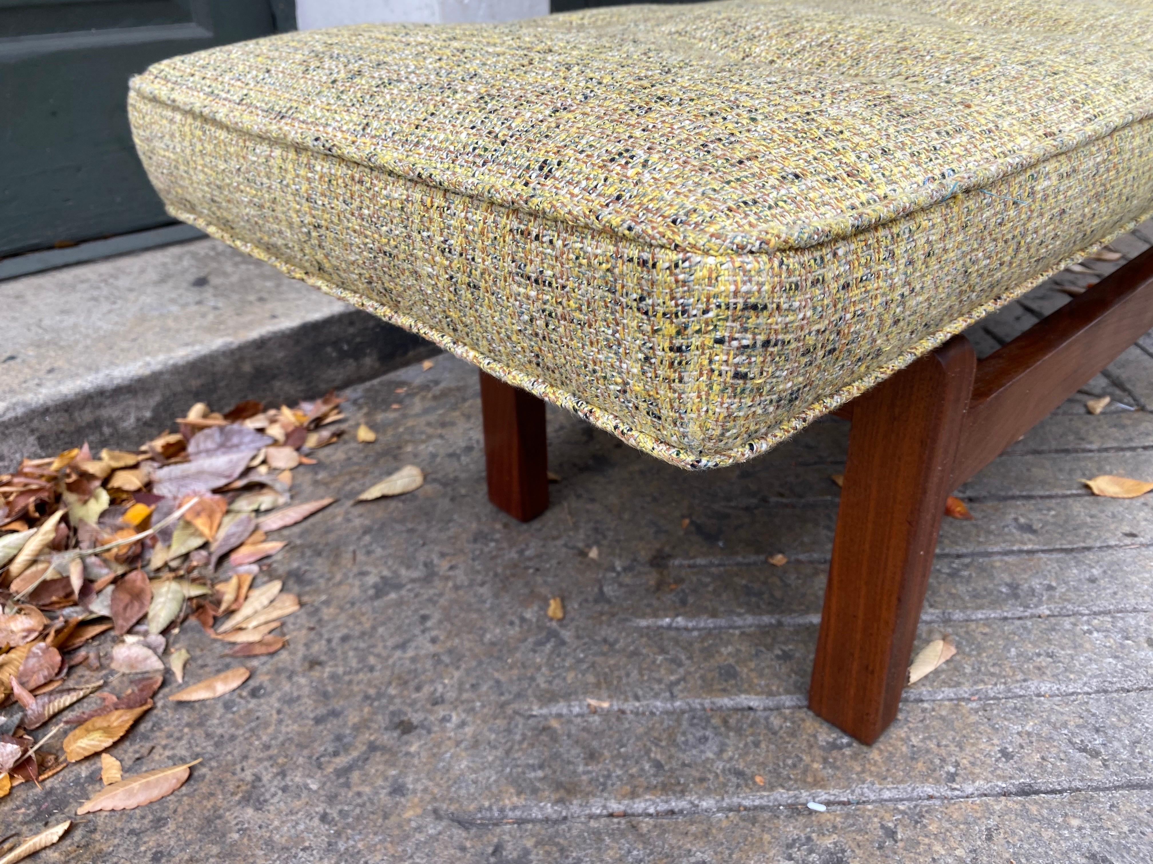 Mid-20th Century Jens Risom Style Bench For Sale