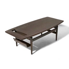 Jens Risom T 390 Coffee Table with Magazine Holder