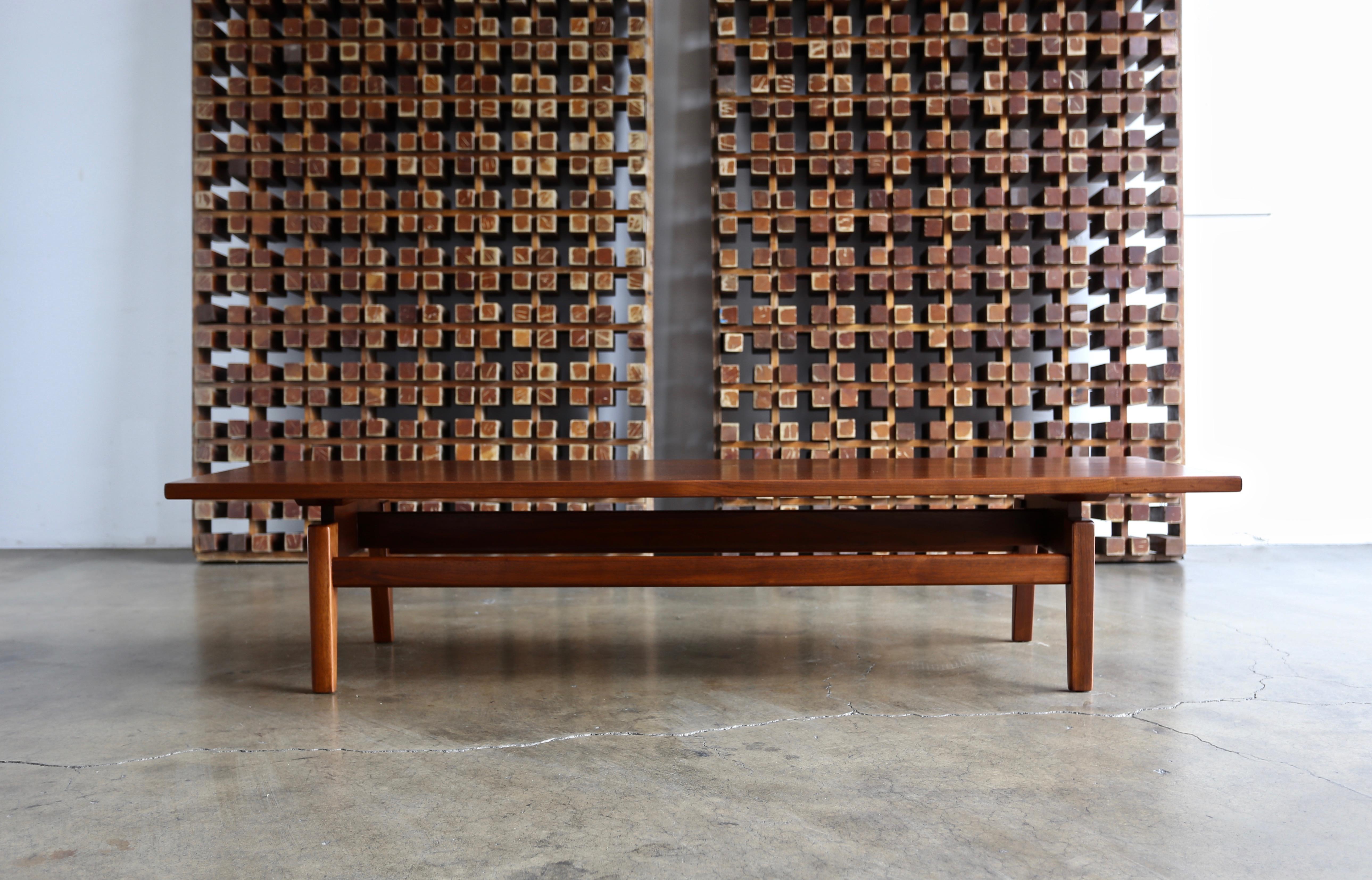 Jens Risom Walnut Bench or Coffee Table, circa 1955 at 1stDibs | jens ...