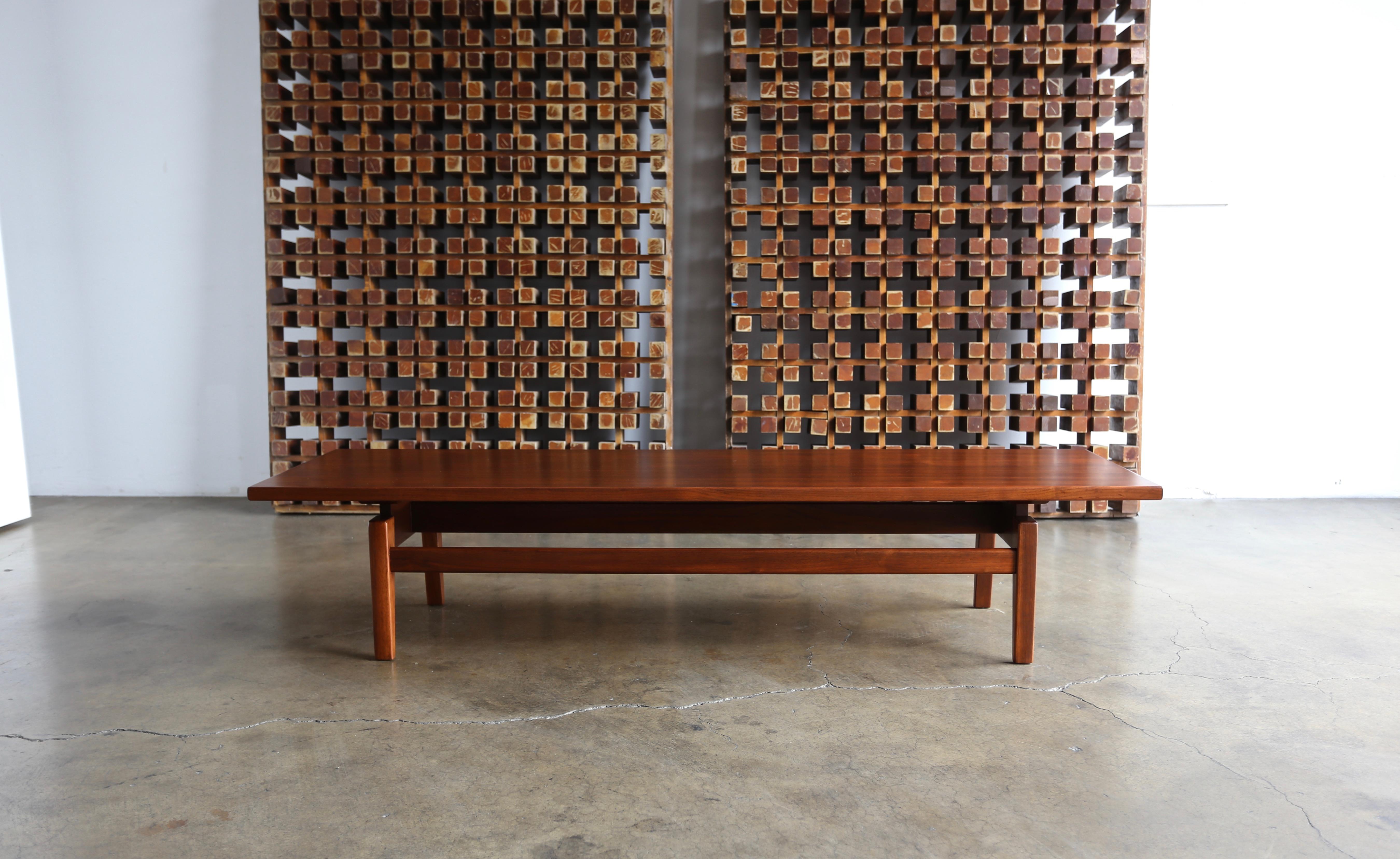 Jens Risom Walnut Bench or Coffee Table, circa 1955 at 1stDibs | jens ...