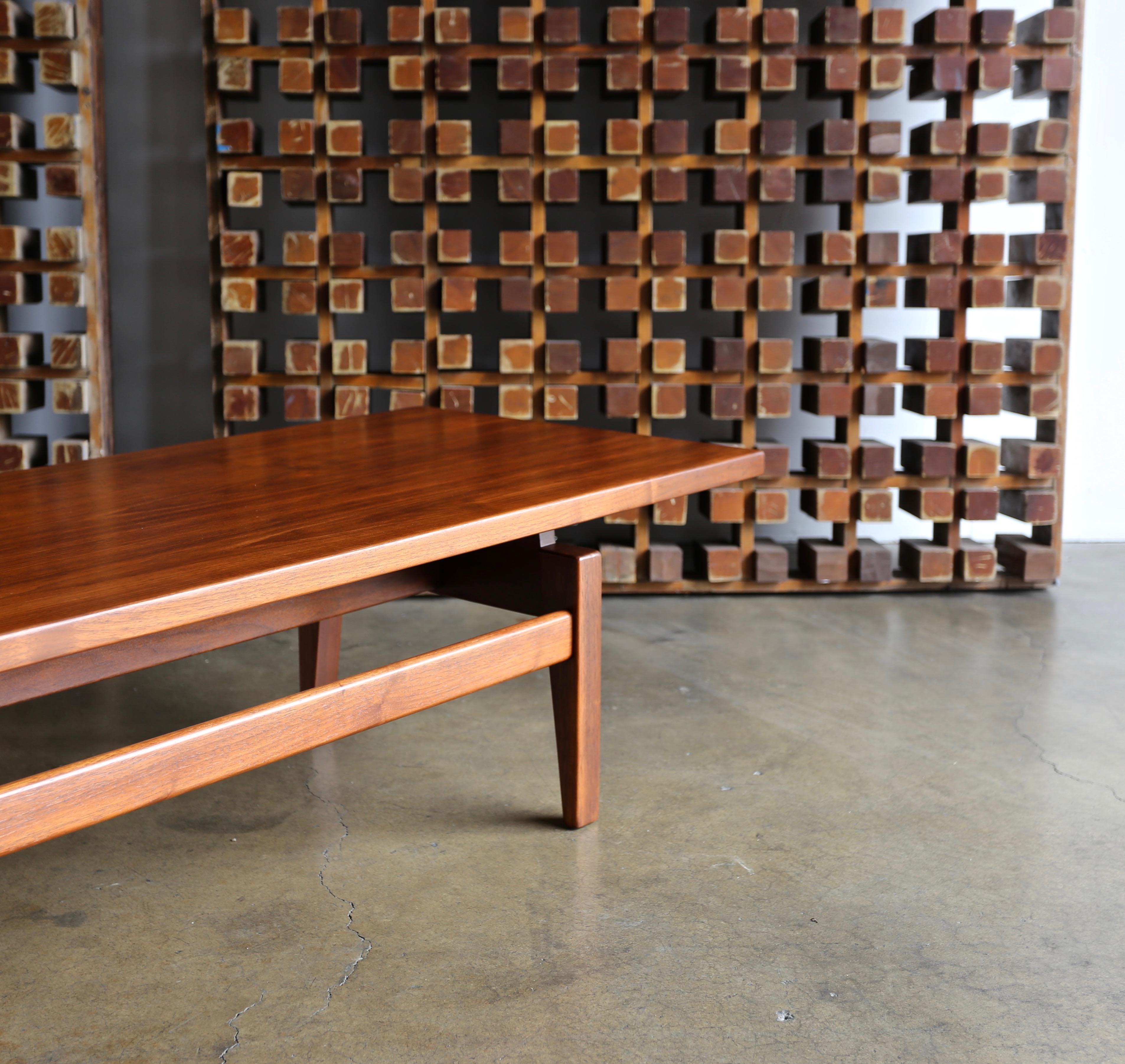 Jens Risom Walnut Bench or Coffee Table, circa 1955 at 1stDibs | jens ...