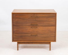 Jens Risom Walnut Chest of Drawers