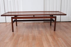 Jens Risom Walnut Coffee Table