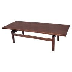 Jens Risom Walnut Coffee Table