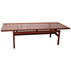 Jens Risom Walnut Coffee Table