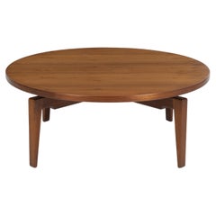 Vintage Jens Risom Walnut Coffee Table