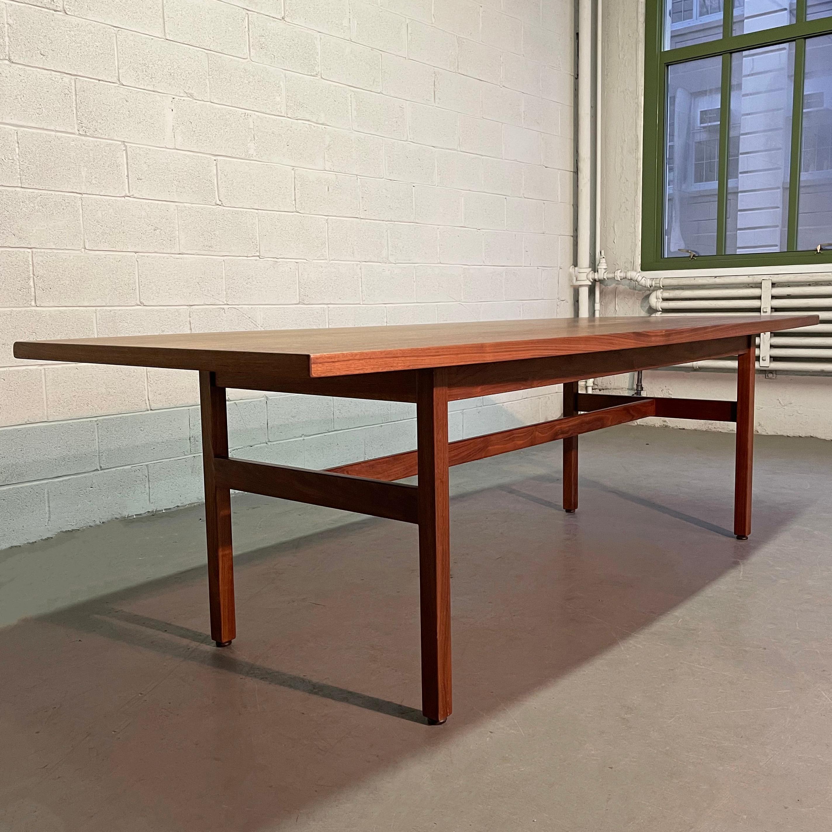 Jens Risom Walnut Conference Dining Table 1