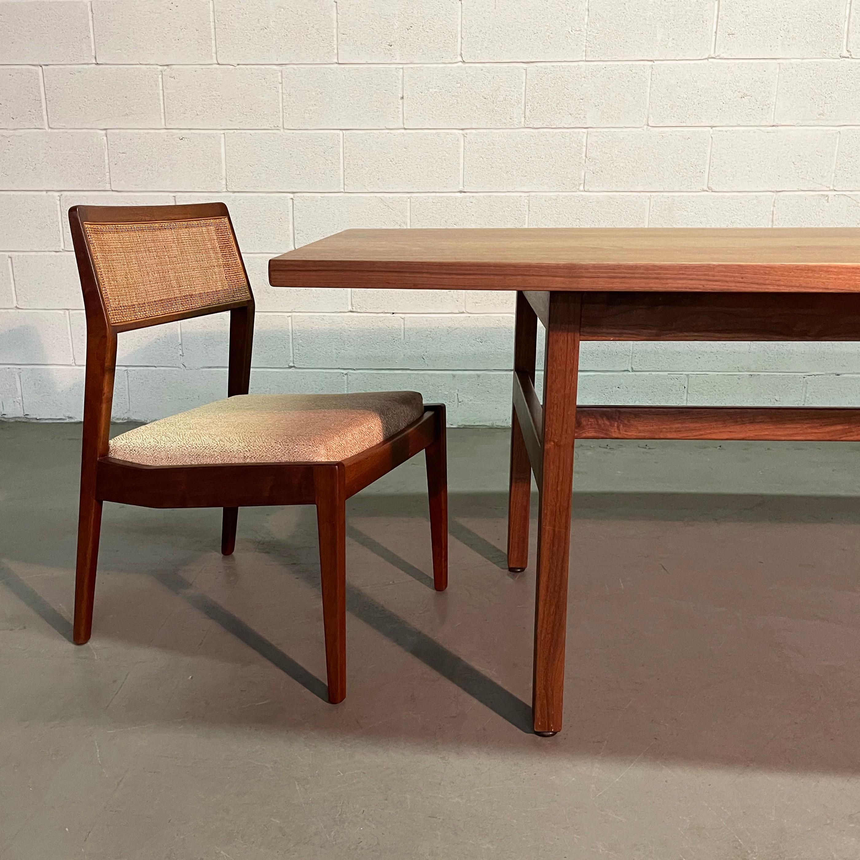 Jens Risom Walnut Conference Dining Table 3