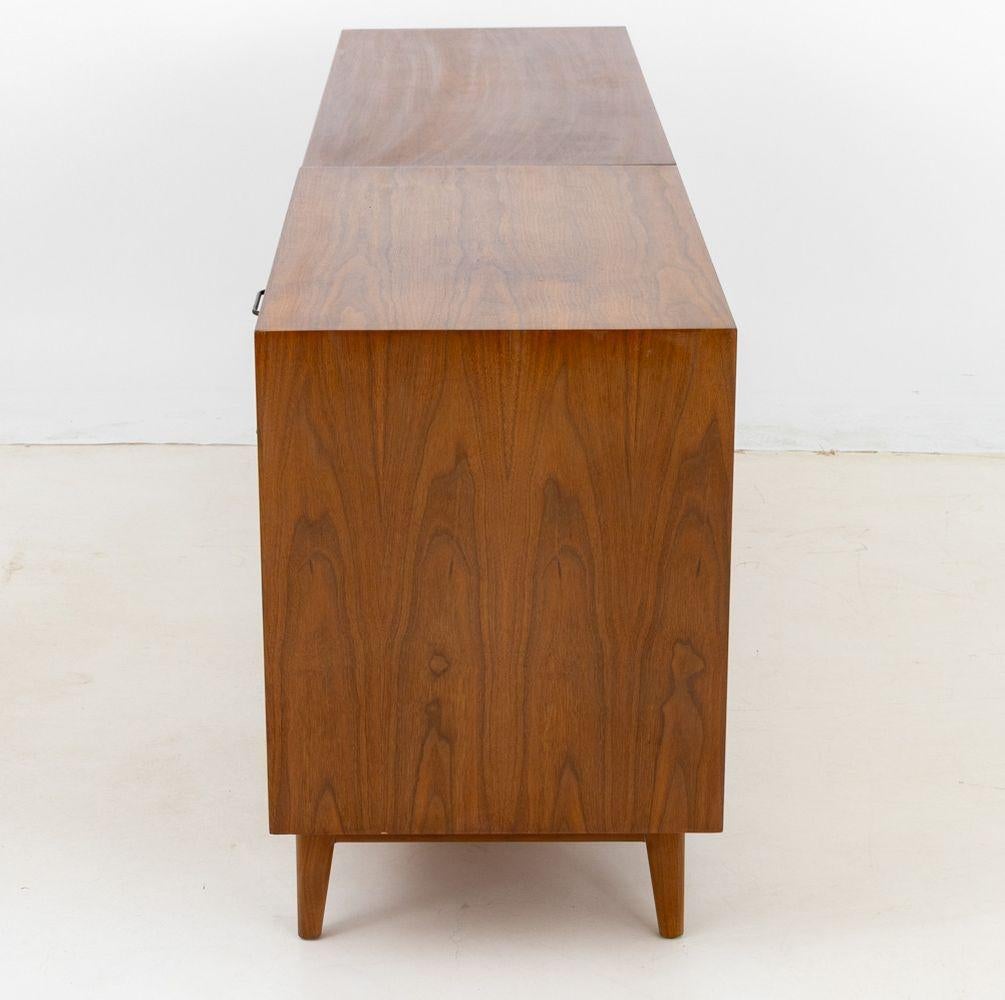 Jens Risom Walnut Credenza For Sale 1