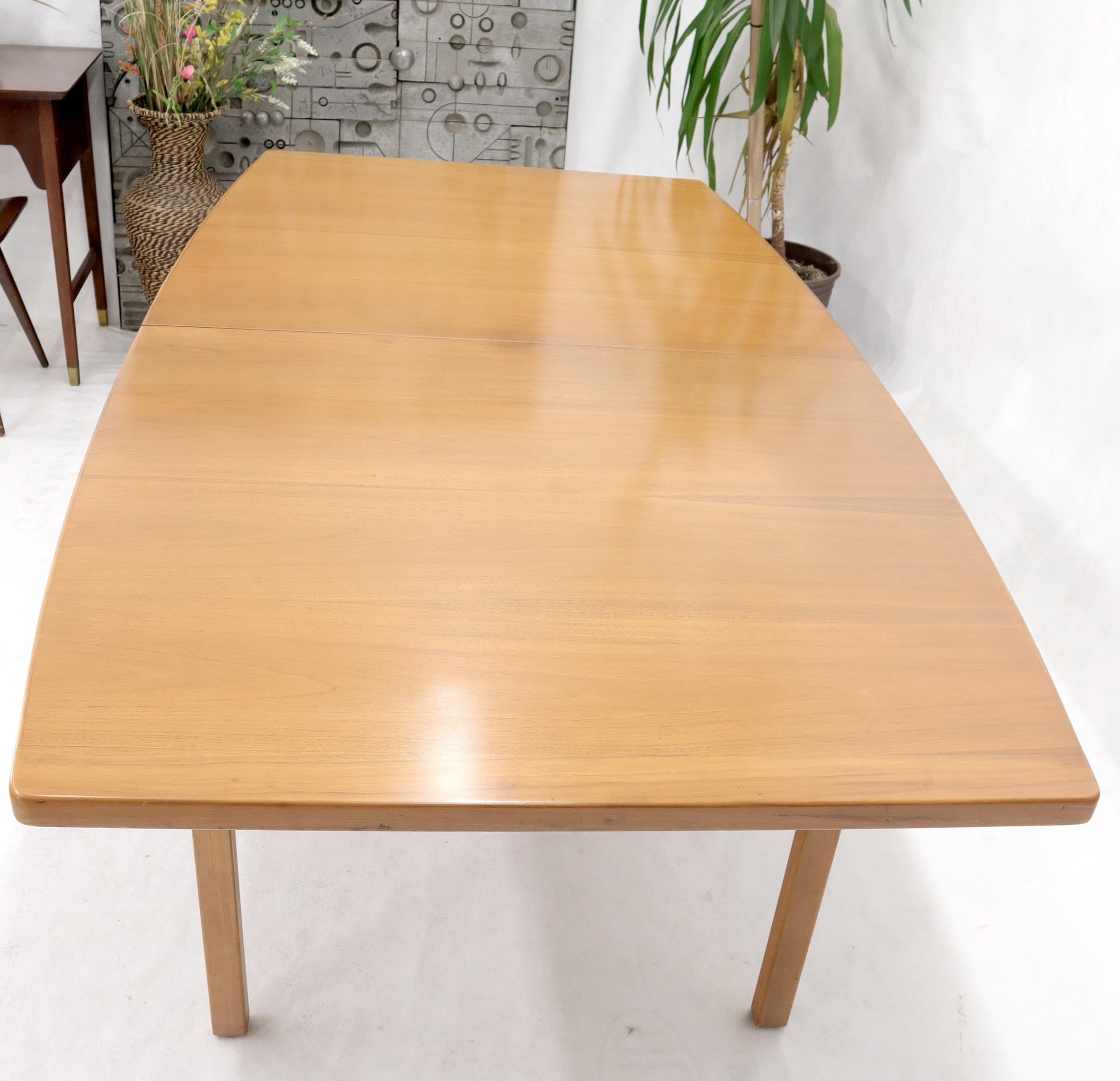 Jens Risom Walnut Gate Leg Dining Table with Extensions Boards 7