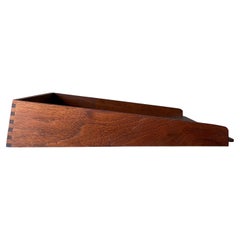 Jens Risom Walnut Letter Tray, circa 1960