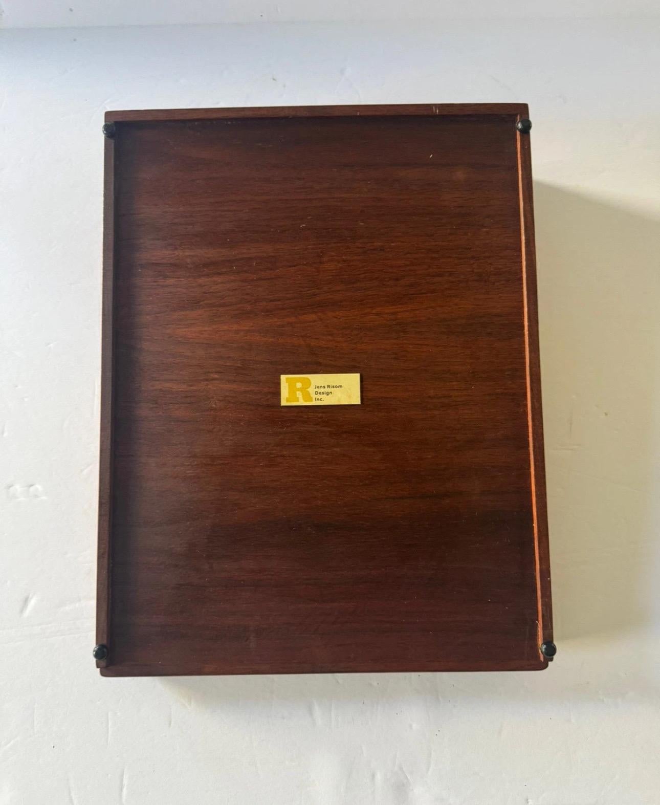 Jens Risom Walnut Letter Tray 1