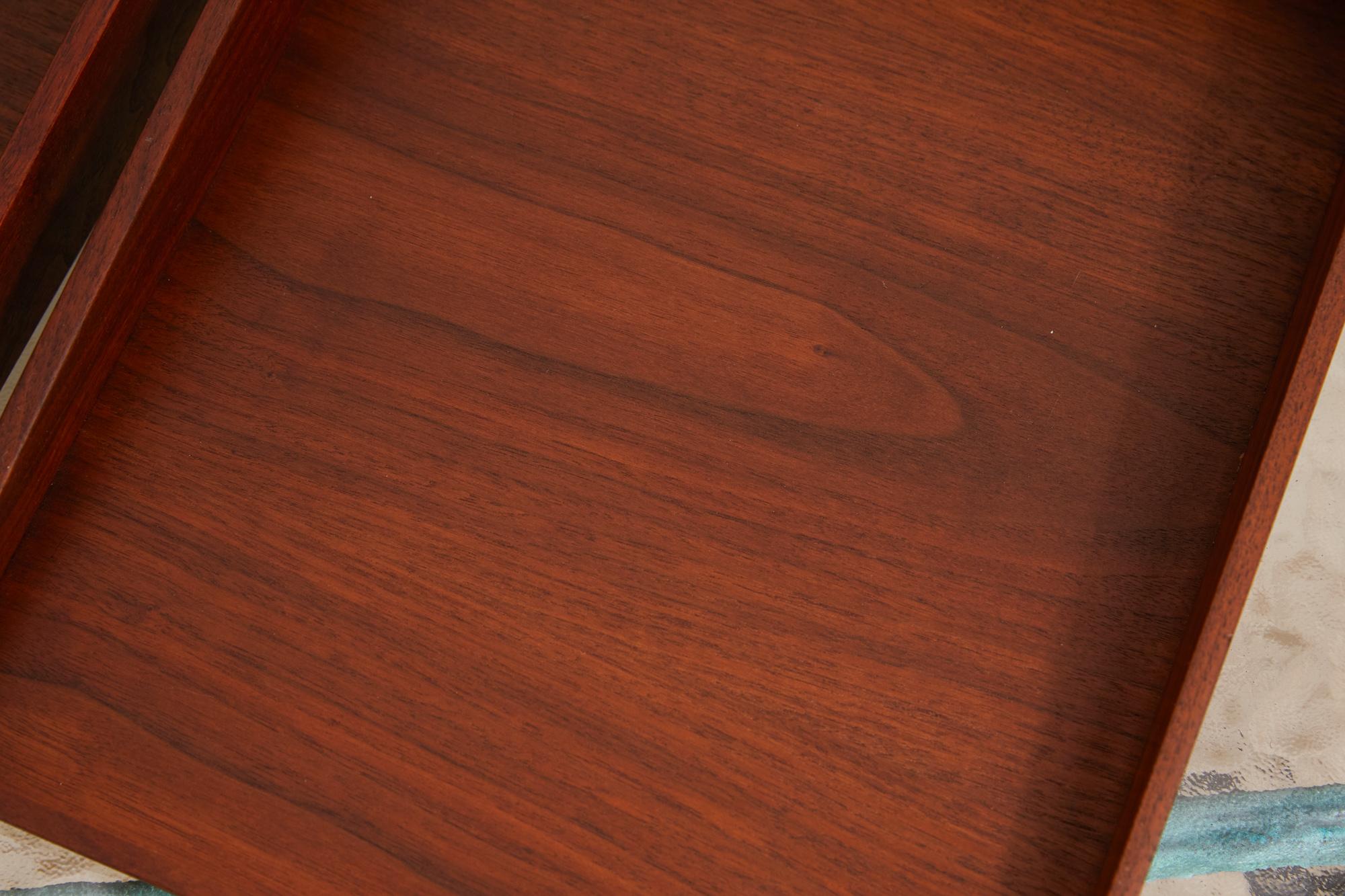 Jens Risom Walnut Paper Tray 6