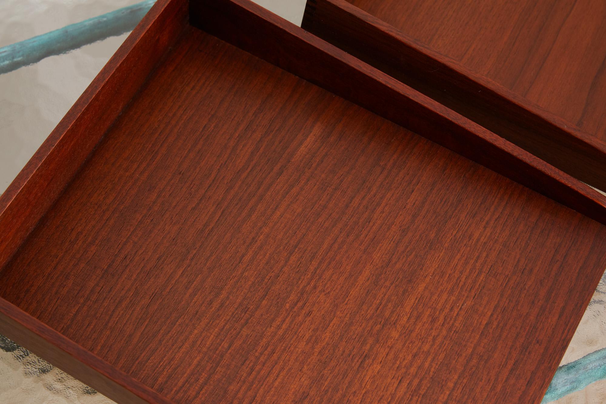 Jens Risom Walnut Paper Tray 8