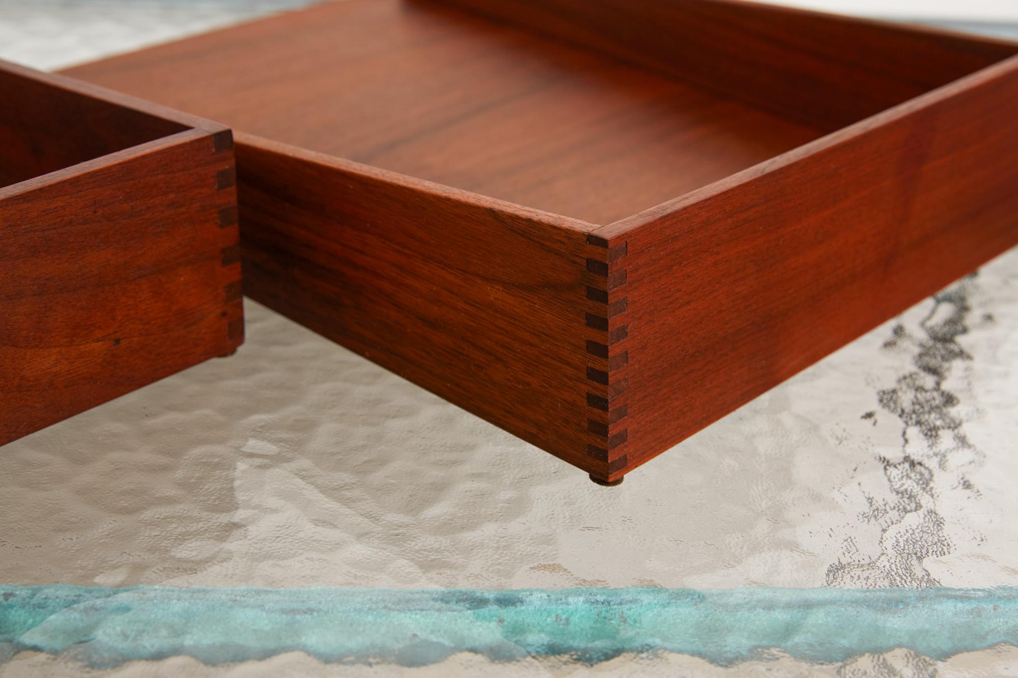 Jens Risom Walnut Paper Tray 10