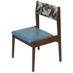 Jens Risom Walnut Side Chair